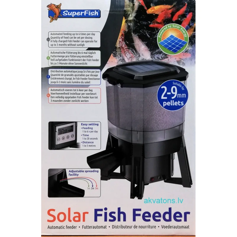 Nature Box Fish Superfish Solar Fish Feeder @ NatureBox.lv - Viss akvārijam un zivīm ...