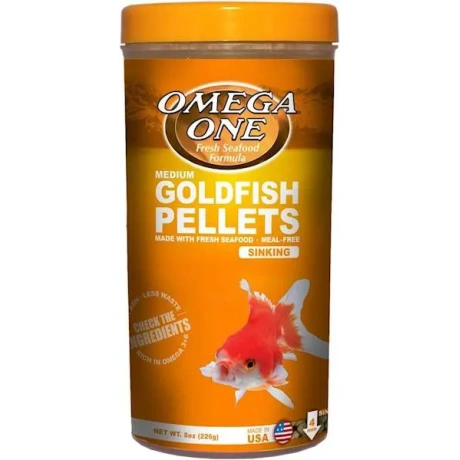 Omega One Medium Goldfish Pellets 226г - гранулы для золотых рыбок