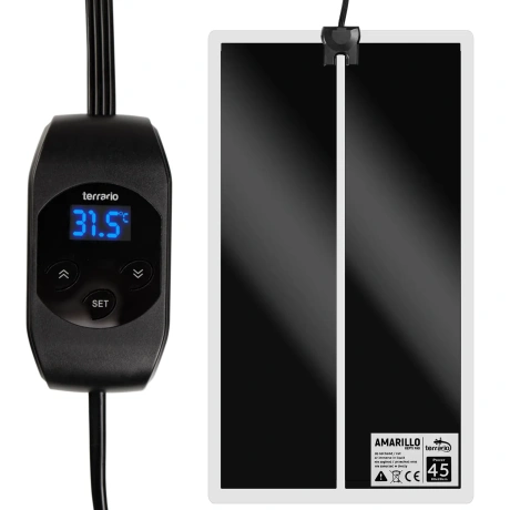 Terrario Amarillo 45W - apsildes paklājiņš ar LCD termostatu