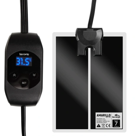 Terrario Amarillo 7W - нагревательный мат с ЖК-термостатом