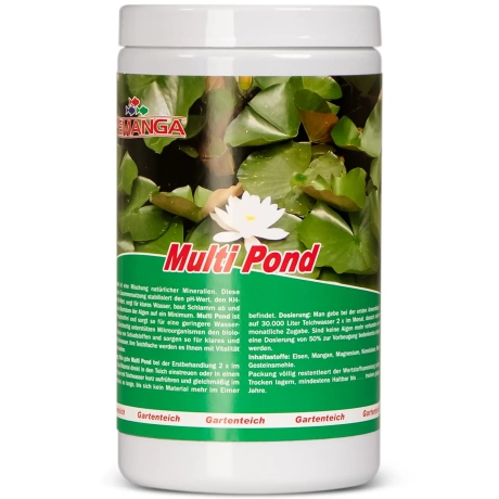 Femanga Multi Pond 1000 ml - samazina dūņu daudzumu, sagatavo aļģu parādīšanās, stabils pH, KH un GH līmenis