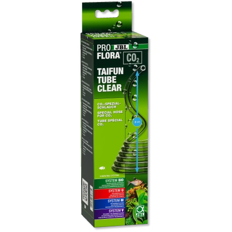 Специальный CO2 шланг JBL PROFLORA CO2 TAIFUN TUBE CLEAR (прозрачный, 3 метра)