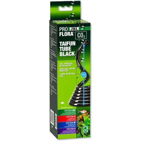 Специальный CO2 шланг JBL PROFLORA CO2 TAIFUN TUBE BLACK (чёрный, 3 метра)