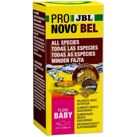 JBL Pronovo Bel Fluid 50ml Жидкий корм для выращивания молоди рыб икромечущих рыб