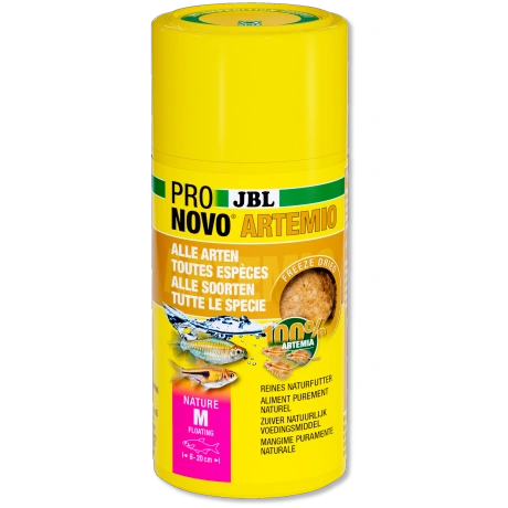 JBL Pronovo Artemio 100ml / 6g Лакомство из артемии для всех декоративных рыб длиной 8 – 20 см