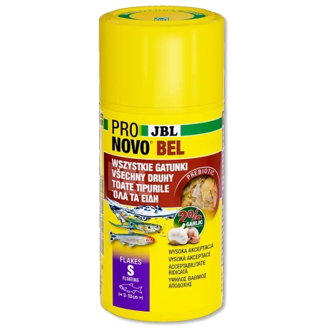 JBL Pronovo Bel Flakes S 100ml - базовый хлопьевидный корм для рыб