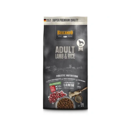 Suņu barība BELCADO ADULT LAMB & RICE 1 kg