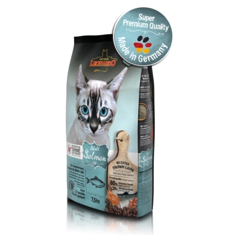 Leonardo Adult Grain Free Salmon 300g беззерновой полнорационный корм с лососем для взрослых кошек