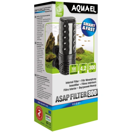 AQUAEL Asap-300 iekšējais filtrs (20-80l)