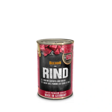 Belcando Meat/Potatoes/Peas консервы для взрослых собак с говядиной, картофелем и горохом, 800g