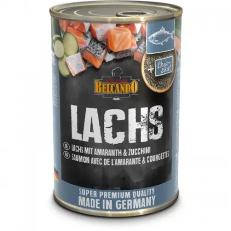 Belcando Salmon/Amarath konservēts lasis, amarants un cukini pieaugušiem suņiem, 400 g