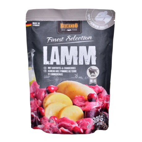 Belcando Lamb/Potatoes konservi ar jēru un kartupeļiem pieaugušiem suņiem, 300g