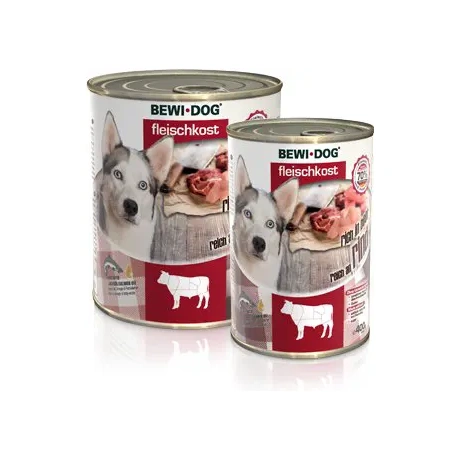 Bewi Dog Rich in Beef konservi pieaugušiem suņiem ar teļa gaļu, 400g