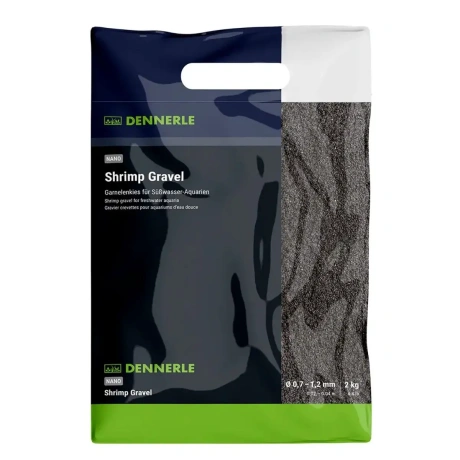 Dennerle Nano Shrimp Gravel Sulawesi Black - 2kg