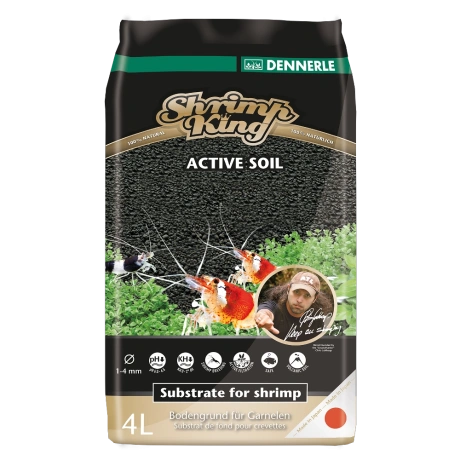 Питательный грунт Dennerle Shrimp King Active Soil - 4l