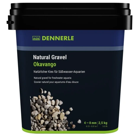 Dennerle Natural Gravel Okavango, 2.5 kg 4-8mm