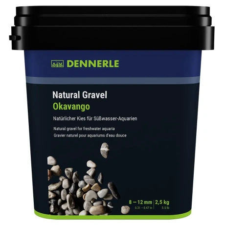 Dennerle Natural Gravel Okavango, 2.5 kg 8-12mm