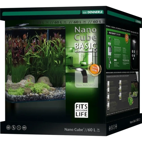 Akvārijs Dennerle Nano Cube Basic 60L Style LED