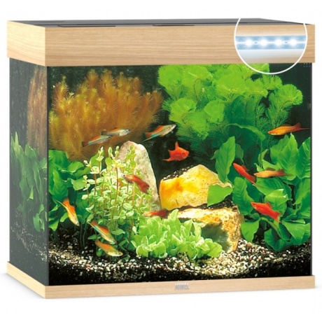 Akvārijs Lido LED 120 L gaišs koks