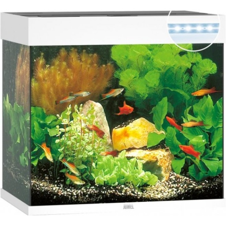 Akvārijs Lido LED 120 L balts