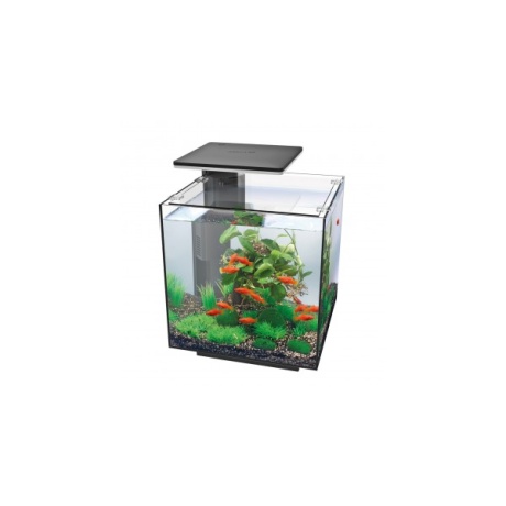Akvārijs QB-30 LED 30L melns 320x320x320mm