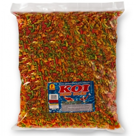 Glopex Koi color Sticks 40 l - pilnvērtīga barība zivīm