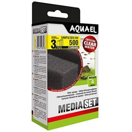 Aquael Unifilter Sponge 500 filtra sūklis 3 gab