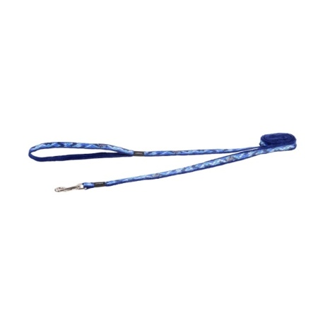 Поводок Rogz Fashion S 16mm/1,8m, Amphibian Blue
